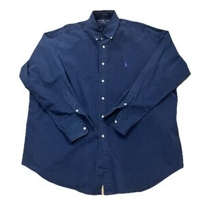 Ralph Lauren Black Shirt XL Navy Blue